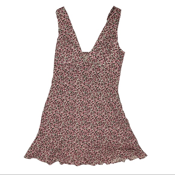 Zara Mini Floral Sleeveless Dress - Picture 2 of 4